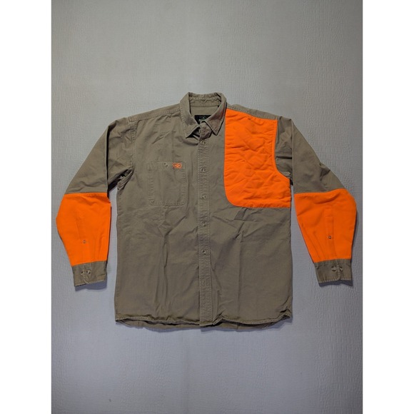 RedHead Other - RedHead Upland Hunting Shirt Mens M Blaze Orange Bird Hunting Cotton Button Up